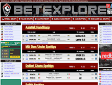 Tablet Screenshot of betexplorer.net